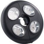 Lampe pour parasol - lunartec - rond - noir - 27 led - t�l�commande - ip44