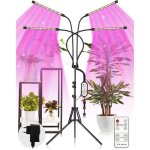 Lampe de plante sur trpied tasmor 80w lampe led horticole  spectre complet avec tlcommande 80 leds ...