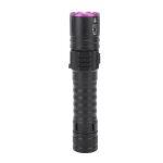 Lampe de poche uv - salutuya - rechargeable usb - alliage daluminium - 395nm
