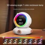 Lampe de rveil - mioloe - astronaute - bluetooth - 7 couleurs - radio fm