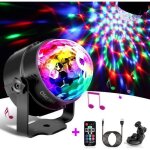 Lampe de scne avec tlcommande - zgeer - 60 modes rgb lumire disco contrle par musique et stroboscope ...
