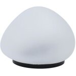 Lampe solaire d�corative galet - lumisky - solenzara - �16 cm - led blanc
