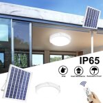Lampe solaire interieur plafonnier solaire intérieur / extérieur avec télécommande - 54 leds - 20cm Lampe solaire interieur plafonnier solaire intérieur / extérieur avec télécommande - 54 leds - 20cm