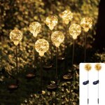 Lampes solaires de jardin - 2pcs - ip65 Étanche - extérieur lampe torche de jardin pour chemins pelouse ... Lampes solaires de jardin - 2pcs - ip65 Étanche - extérieur lampe torche de jardin pour chemins pelouse ...