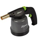 Lampe  souder gaz piezo pour cartouche 190 grs - ribimex - allumage piezo - buse en laiton - 13 kw
