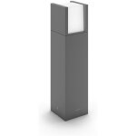Lampe sur pied - philips - arbour - 4000k - anthracite - 1x6 w - ip44