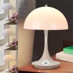 Lampe de table en forme de champignonledsans fil3000k - 6000kmoderne Lampe de table en forme de champignonledsans fil3000k - 6000kmoderne