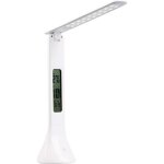 Lampe de table led - onever - multifonction heure rveil calendrier temprature - lumire rglable et ...