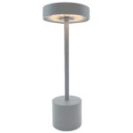 Lampe de table sans fil - lumisky - roby grey - h30 cm - touch en aluminium - gris clair - led Lampe de table sans fil - lumisky - roby grey - h30 cm - touch en aluminium - gris clair - led