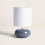 Lampe à poser céramique ava bleu marine Lampe à poser céramique ava bleu marine