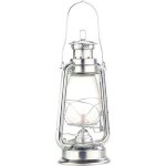 Lampe - tempête rétro à pétrole 30 cm amalia - aspect zinc - gris - lunartec - vintage - verre Lampe - tempête rétro à pétrole 30 cm amalia - aspect zinc - gris - lunartec - vintage - verre