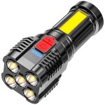 Lampe torche led ultra - puissante 10000 lumens rechargeable tanche ajustable pour camping et randonne ...