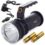 Lampe torche puissante projecteur led professionnel portée maximale 300 mètres Lampe torche puissante projecteur led professionnel portée maximale 300 mètres
