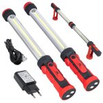 Lampe torche de travail - maclean - mce 03 - 24 led - aimant int�gr� - crochet rotatif 360�