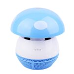 Lampe uv piège anti - moustique - td® - mushroom - bleu - intérieur - design contemporain Lampe uv piège anti - moustique - td® - mushroom - bleu - intérieur - design contemporain