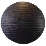 Boule papier 50 cm noir