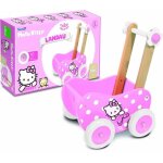 Landau en bois - vilac - hello kitty - rose - 35 x 27 x 46 cm - pour enfants de 2 ans et plus