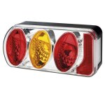 Lanterne 5 fonctions chrom gauche