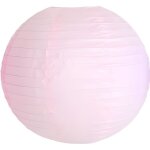 Boule papier 40cm rose ple