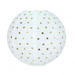 Lanterne - blanc - papier - dcoration de fte - mariage - 35cm