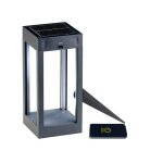 Lanterne solaire dext�rieur - lunartec - led rgb - 80 lm - t�l�commande - jardin - m�tal plastique