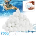 Lars360 700g boules de filtre de piscine balles filtrantes piscine balles filtrantes rutilisables