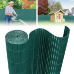 Brise - vue - lars360 - 90 x 600 cm - pvc résistant aux intempéries - protection uv - couleur verte Brise - vue - lars360 - 90 x 600 cm - pvc résistant aux intempéries - protection uv - couleur verte