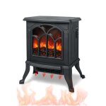 Chemine lectrique - lars360 - modle avec chauffage 750w / 1500w - flamme raliste - conomie dnergie ...