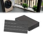 Lars360 dalles de jardin clipsables en bois composite wpc embo�tables dalle rev�tement de sol ext�rieur ...