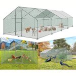 Enclos pour poules lars360 - clôture extérieure avec serrure - toit dombre - 3x8x2m Enclos pour poules lars360 - clôture extérieure avec serrure - toit dombre - 3x8x2m