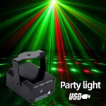 Laser eclairage dj lampe de scne jajaluya jeu de lumiere projecteur rouge et vert pour halloween anniversaire ...