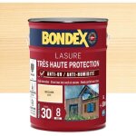Lasure pour bois trs haute protection 8 ans incolore 5l bondex