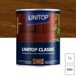 Lasure - linitop - classic - 1 l - satin� - protection bois int�rieur / ext�rieur