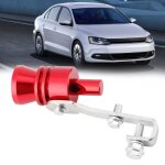 Lat tuyau d�chappement de voiture universel turbo sifflet pour accessoires automobiles atv suv auto (rouge) ...