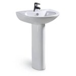 Lavabo sur colonne cramique - 53x80 cm - dream