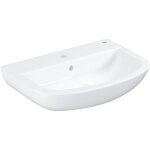 Lavabo suspendu grohe bau ceramic 55 cm - 1 trou de per�age - porcelaine vitrifi�e - blanc alpin