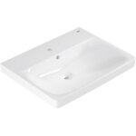 Lavabo suspendu - porcelaine vitrifi�e - rectangulaire - grohe euro ceramic - 60 cm - 21 cm - blanc