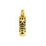 Laval - pendentif plaqu or