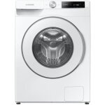 Lave - linge samsung ww90t634dhe - 9 kg - ecobubble - tambour crystal care - blanc pur