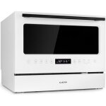 Lave - vaisselle compact 6 couverts - klarstein azuria - pose libre - nettoyage facile - porte vitrée ... Lave - vaisselle compact 6 couverts - klarstein azuria - pose libre - nettoyage facile - porte vitrée ...