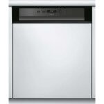 Lave - vaisselle encastrable 60 cm whirlpool wbc 3 c 26 b - 14 couverts - 6me sens - bandeau noir