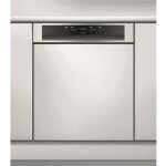 Lave - vaisselle intgrable whirlpool wbc3c33px - gris - 14 couverts - 43 db - dpart diffr