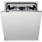 Lave - vaisselle tout intgrable whirlpool wis7030pef - gris - moteur  induction