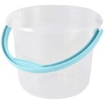 - lavette - tete balai espagnol - seau keeeper avec bec mica 5l transparent avec poign�e turquoise 1170 ...