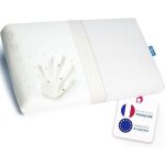 Oreiller mmoire de forme - lazy bear home - 60x40cm - ergonomique - orthopdique - mi - ferme