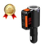 Lcc [2016 dernire version]transmetteur fm voiture bluetooth mp3 soutien usb de charge pour apple samsung ...