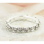 Lcc®bague femme / fille fantaisie faux diamant argent fin alliage réglable strass zircon plaque oxyde ... Lcc®bague femme / fille fantaisie faux diamant argent fin alliage réglable strass zircon plaque oxyde ...