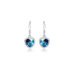 Lcc®boucles doreilles élégantes pendantes coeur de locéan argent avec cristal bleu swarovski autrichien ... Lcc®boucles doreilles élégantes pendantes coeur de locéan argent avec cristal bleu swarovski autrichien ...