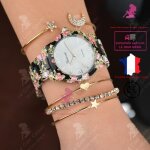 Lcc� bracelet femme argent pas cher fin design pure lune etoile fille bijoux fantaisie vintage cadeau ...