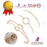 Lcc bracelets femme couleur dore gourmette naturel pure lgance jeune fille or cadeau anniversaire ...